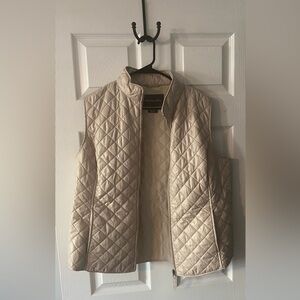Van Heusen Quilted Vest - Classic Cream